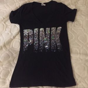 ❌SOLD❌MER❌PINK BLING TOP